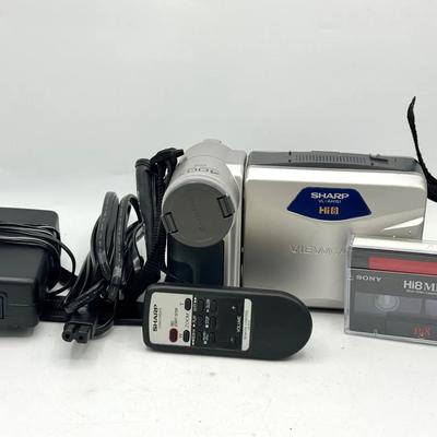 Sharp Viewcam Hi8 Camcorder Bundle – Model VL-AH151