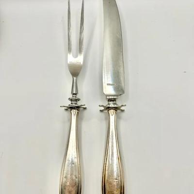 Sterling Silver Weighted Carving Set