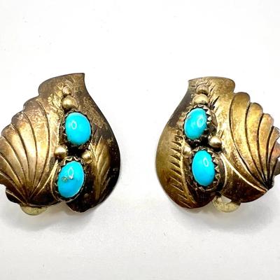Sterling Silver Turquoise Earrings