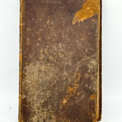 Early 19th Century Leather-Bound Religious Sermons Book – 1806 Inscription