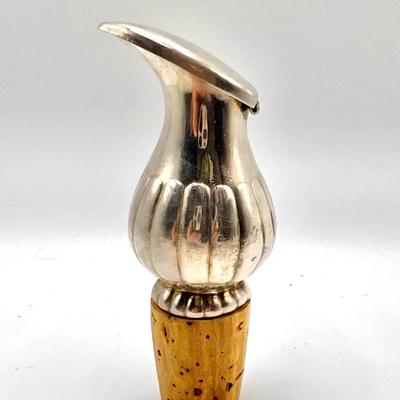 Denmark 9C S&F Wine Pourer with Cork Base