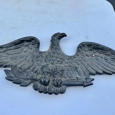 Cast Iron Eagle Wall Hanging 