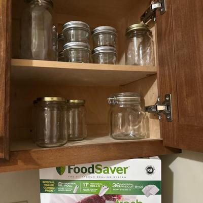 Sale Photo Thumbnail #146: jars and a foodsaver