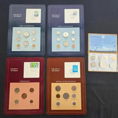5 Sets of Uncirculated Foreign Coins