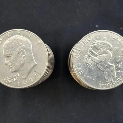 40 Eisenhower Dollars