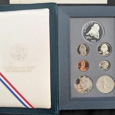 1995 Silver Prestige Set Us Mint