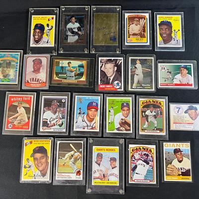 22 1950s-70s Baseball Cards: Babe Ruth, Jackie Robinson, Mickey Mantle, & More