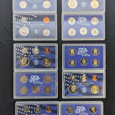 US Mint Proof Sets 1999-2003