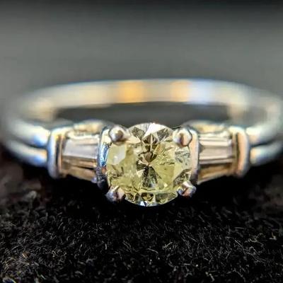 Platinum Diamond Ring, NAGL #1223423