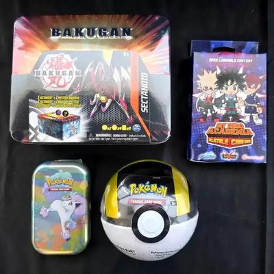 Pokémon, Bakugan & My Hero Academia Trading Card Sets