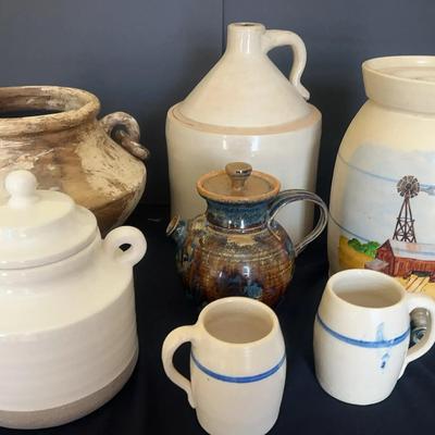 Crocks and Ceramics – Stoneware Jugs and Pottery Collection