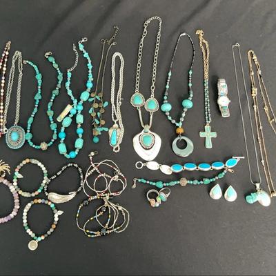 Turquoise Jewelry Collection – Bracelets, Necklaces, Watch & Rings