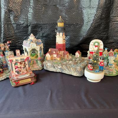 Music Box Figurine Collection #5 – Christmas, Village & More