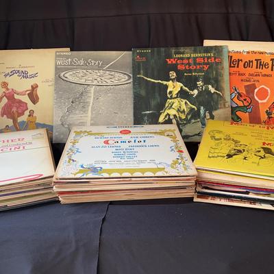 Albums (33 1/3 RPM) – Broadway Musicals Including Sound of Music, West Side Story & More