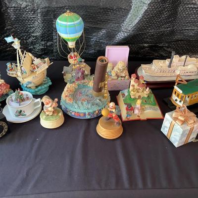 Music Box Figurine Collection #3 – Boat, Train, Wishing Well & More