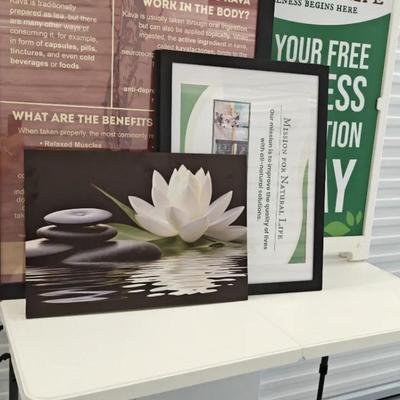 Signicade® Portable Sign Stand With Large And Medium Frames