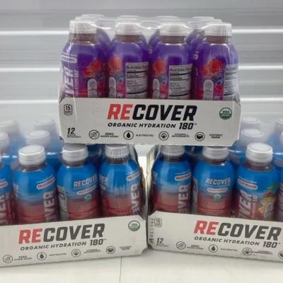 Three Cases Of Recover Organic Hydration Drinks