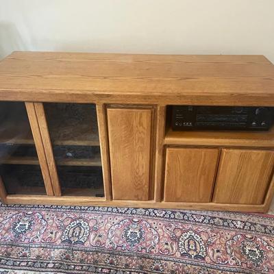 Wooden Entertainment Stand 