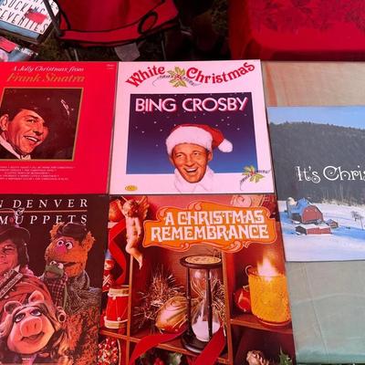 Vintage Christmas Vinyl Album Lot