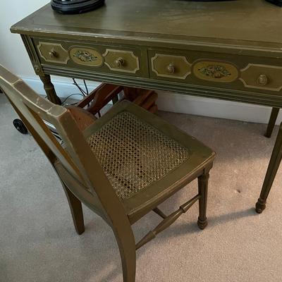 Antique Desk + Chair 