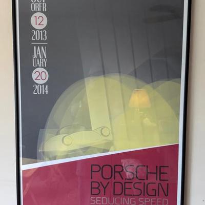 “Porsche by Design: Seducing Speed" exhibition Poster