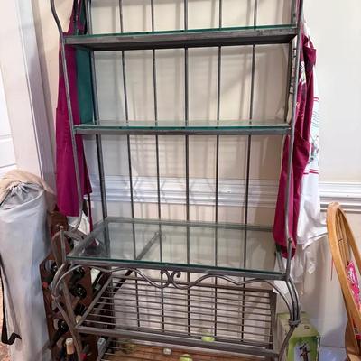 Iron And Glass Baker’s Rack