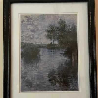 The River Seine at Vetheuil, 1879 by Claude Monet Print