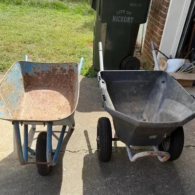 Lot of 2 Wheelbarrows