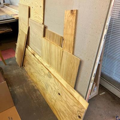 Rolling Wood Storage Cart With Wood 