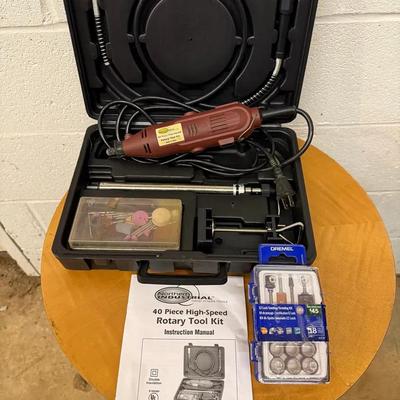 High-Speed Rotary Tool Kit w/box of Dremels