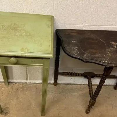 Two Small Side Tables