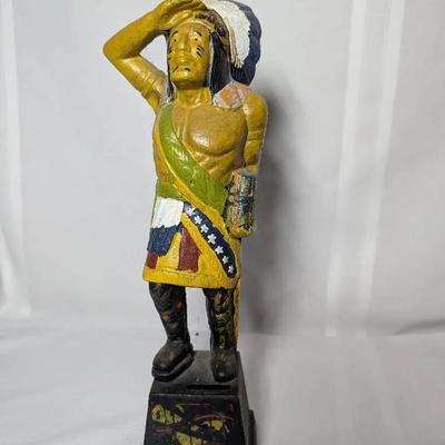 Cast Iron Indian Chief Bank 
