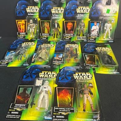 Lot of Vintage 1997 & 1996 Star Wars Kenner - The Power of the Force Figures #1