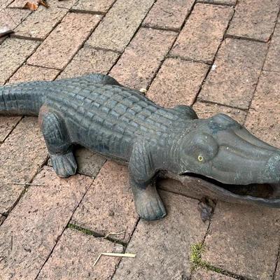 Cast Iron Alligator 