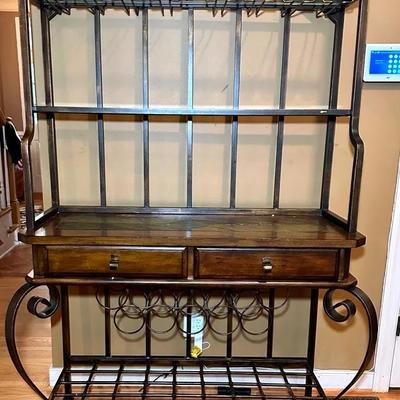 Metal Framed Bakers Rack 