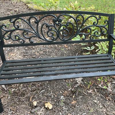 Cast Aluminum Garden Bench 