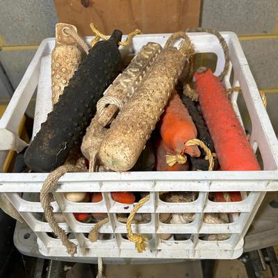 Crate Of Dog Training Bumpers 