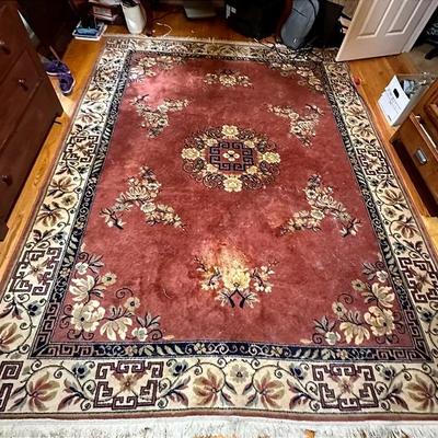 10’2” by 7’11” Chinese Design Area Rug