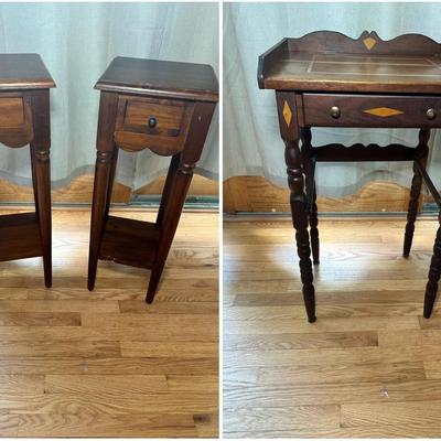 Lot Of 3 End Tables