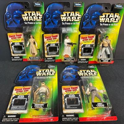 1997 & 1998 Star Wars Kenner - The Power of the Force Freeze Frame Action Slide Figures #1