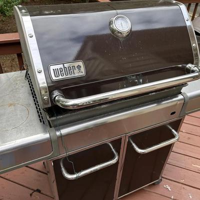 Webber Genesis Gas Grill With Propane Tank 