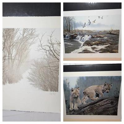 Franklin Galambos, Larry Dyke & Charles Fracé L.E. Prints