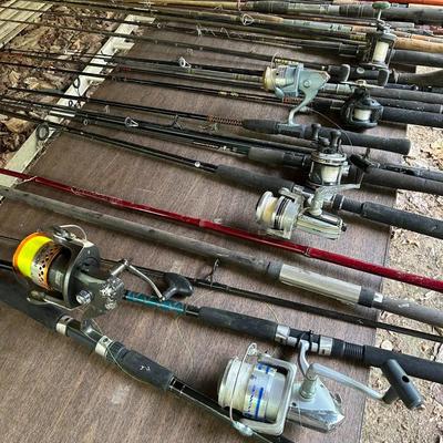 Lot Of Fishing Rods & Reels