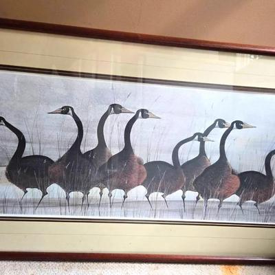 P Buckley Moss Signed Art Print Geese