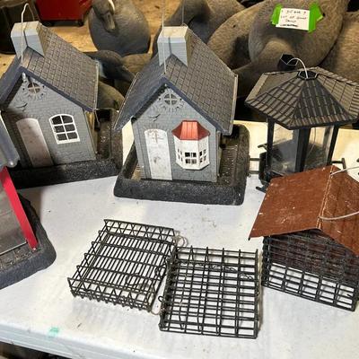 Group Of Plastic Resin Bird feeders 