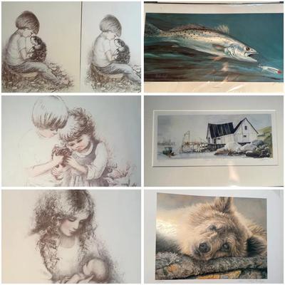 Group of Signed & Numbered Art Prints