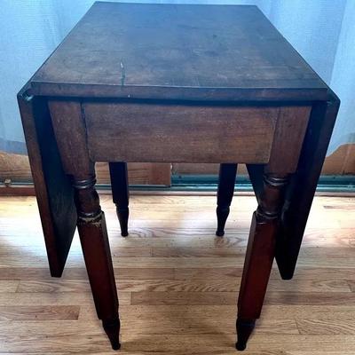 Antique Drop Side Table 