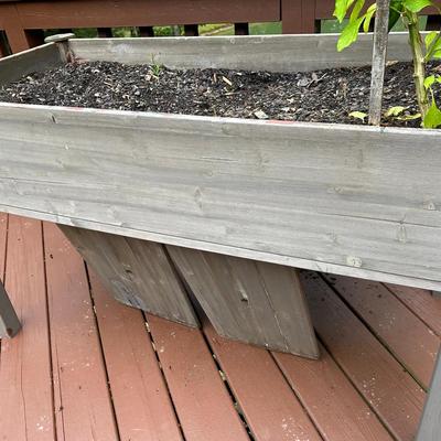 3 Wooden Raised Bed Garden Planters 