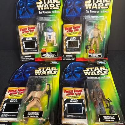 Vintage 1997-1998 Star Wars Kenner - The Power of the Force Freeze Frame Action Slide Figures #3