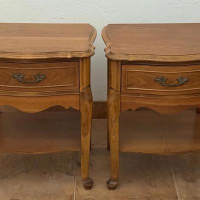 Bassett Brand Provincial Night Stands 